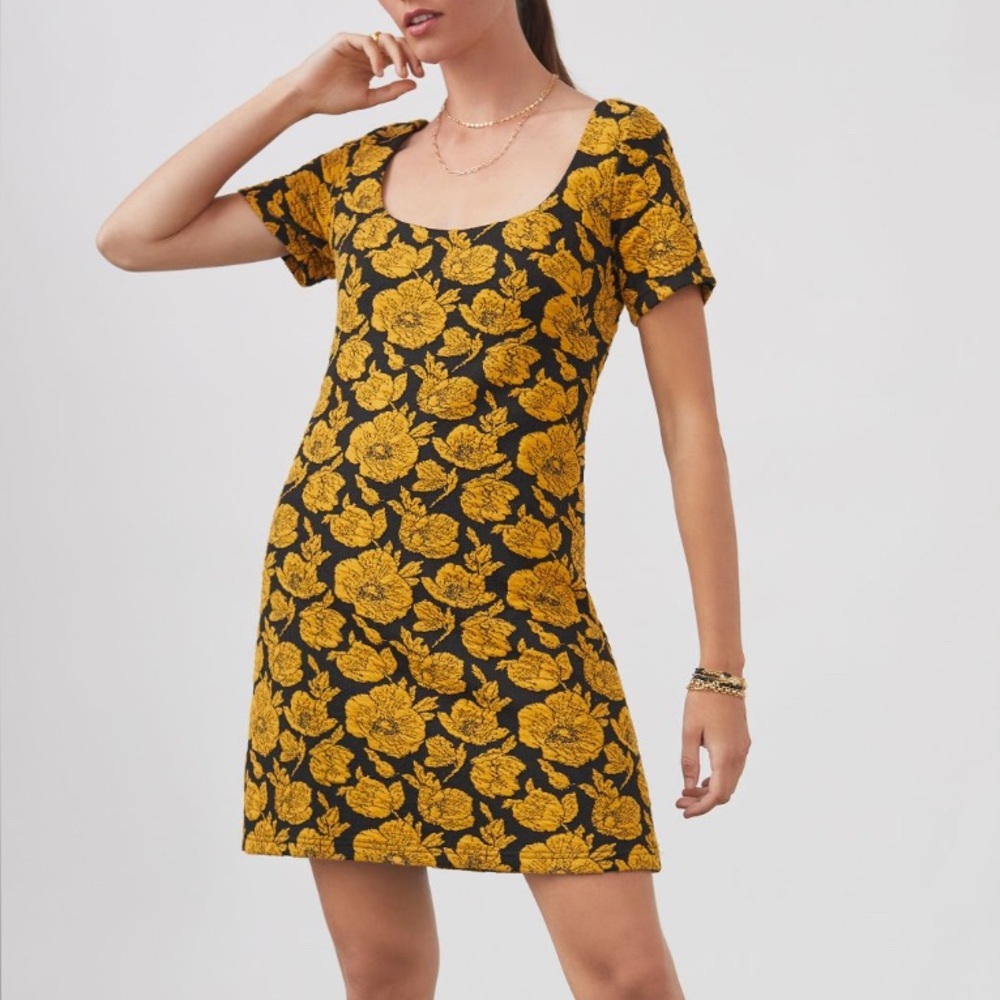 Anthropologie Maeve Jacquard Mini Dress